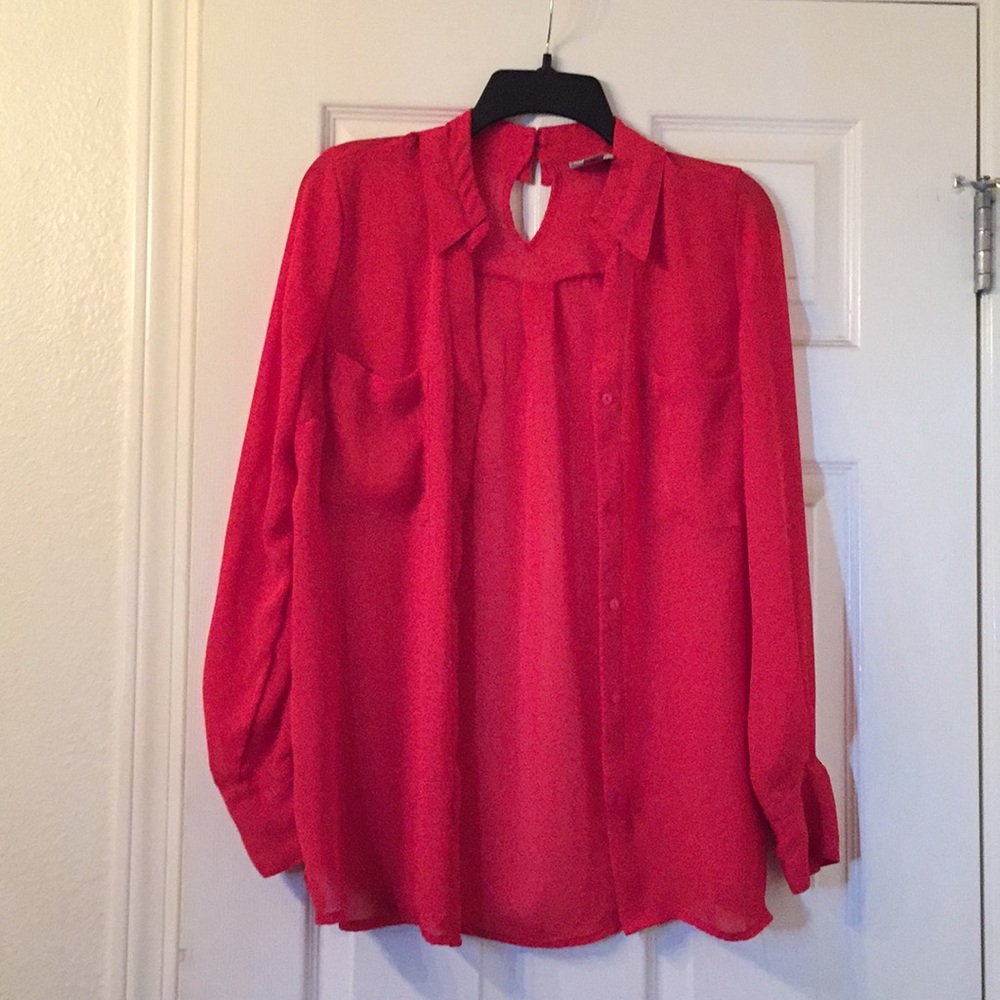 Cute red blouse